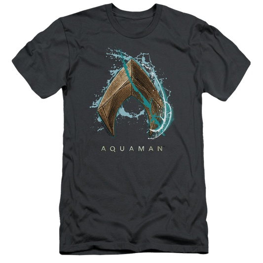 Aquaman Movie Water Shield - Men's Slim Fit T-Shirt