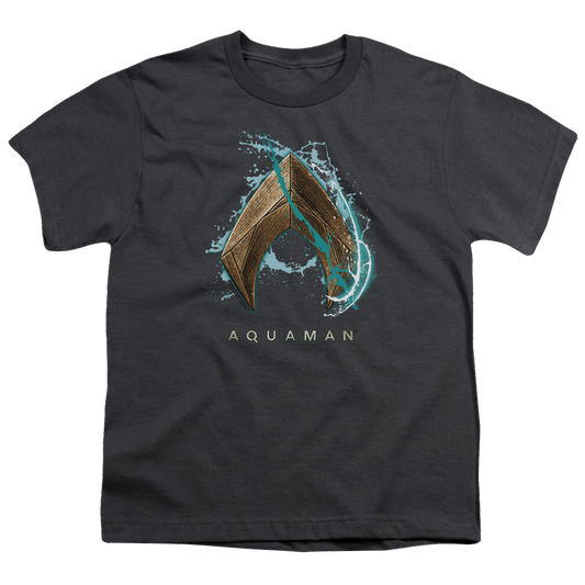Aquaman Movie Water Shield - Youth T-Shirt