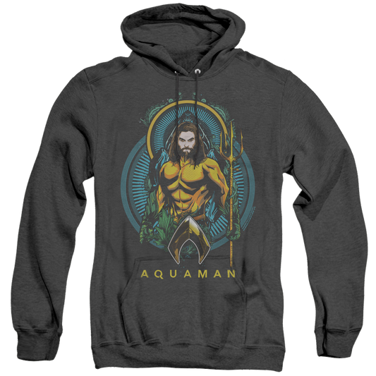 Aquaman Movie Aqua Nouveau - Heather Pullover Hoodie