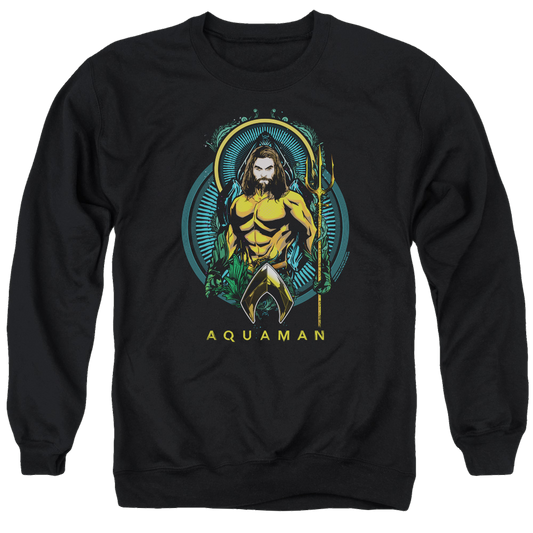 Aquaman Movie Aqua Nouveau - Men's Crewneck Sweatshirt