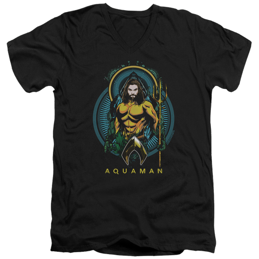 Aquaman Movie Aqua Nouveau - Men's V-Neck T-Shirt