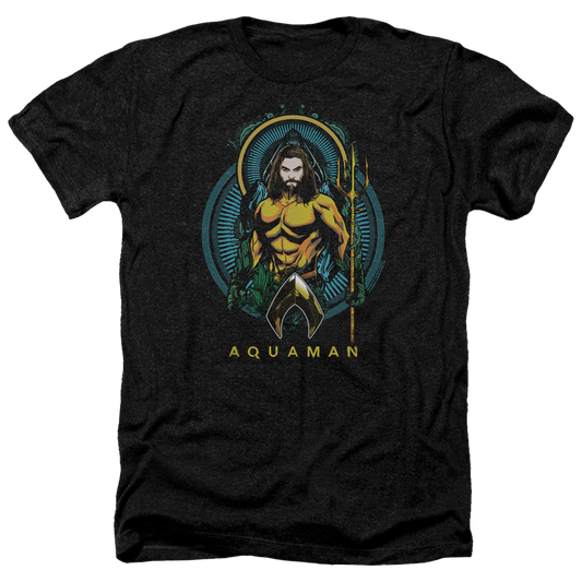 Aquaman Movie Aqua Nouveau - Men's Heather T-Shirt