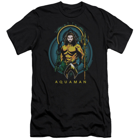 Aquaman Movie Aqua Nouveau - Men's Premium Slim Fit T-Shirt