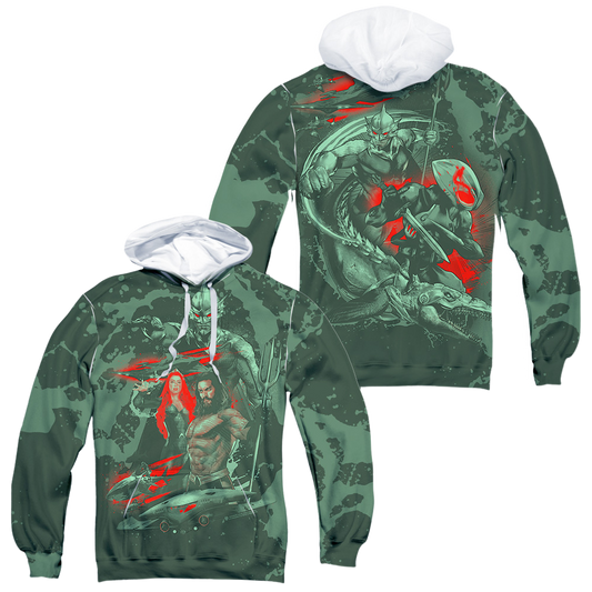 Aquaman Movie Good And Evil - All-Over Print Pullover Hoodie