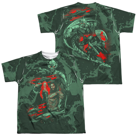 Aquaman Movie Good And Evil - Youth All-Over Print T-Shirt