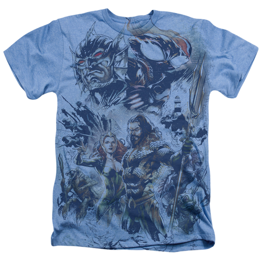 Aquaman Movie Comic Poster - Men's All-Over Heather T-Shirt