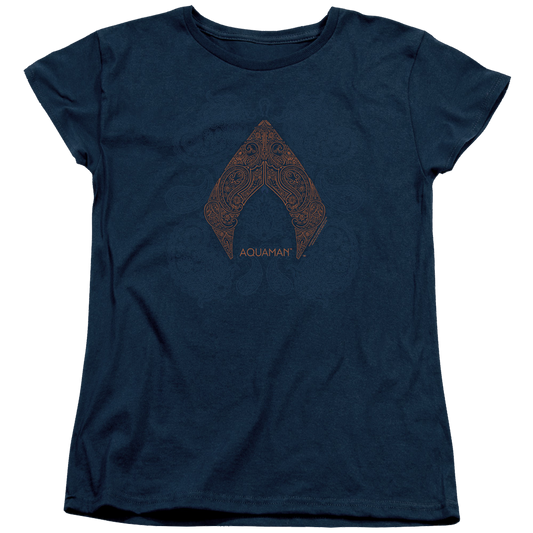 Aquaman Movie Aqua Paisley - Women's T-Shirt