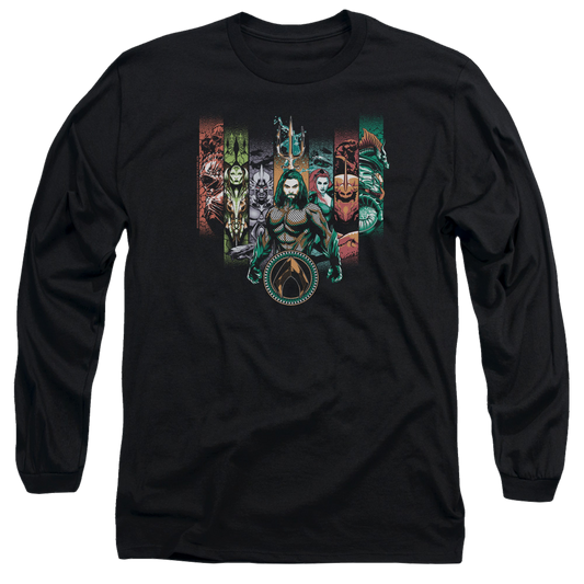 Aquaman Movie Unite The Kingdoms - Men's Long Sleeve T-Shirt