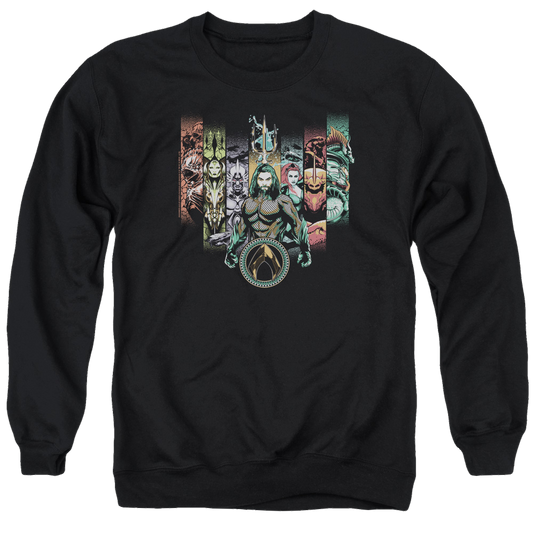 Aquaman Movie Unite The Kingdoms - Men's Crewneck Sweatshirt