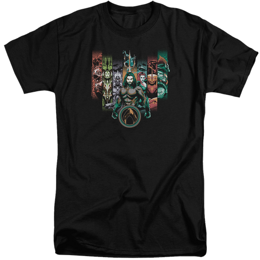 Aquaman Movie Unite The Kingdoms - Men's Tall Fit T-Shirt