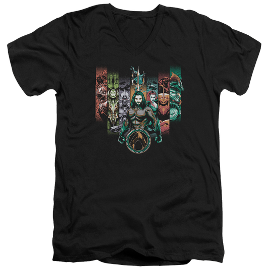 Aquaman Movie Unite The Kingdoms - Men's V-Neck T-Shirt