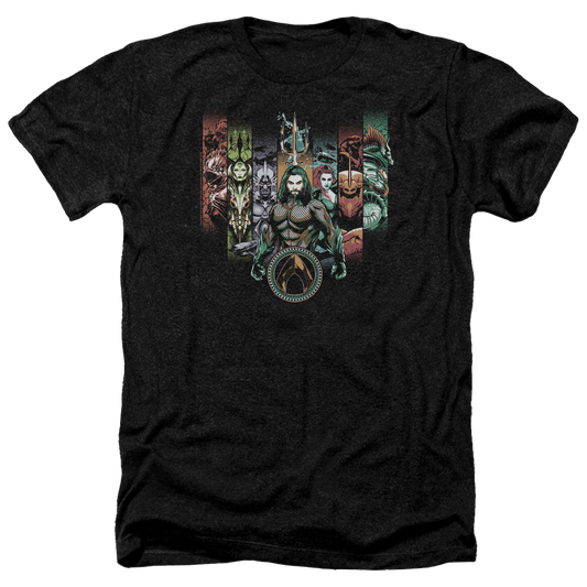 Aquaman Movie Unite The Kingdoms - Men's Heather T-Shirt