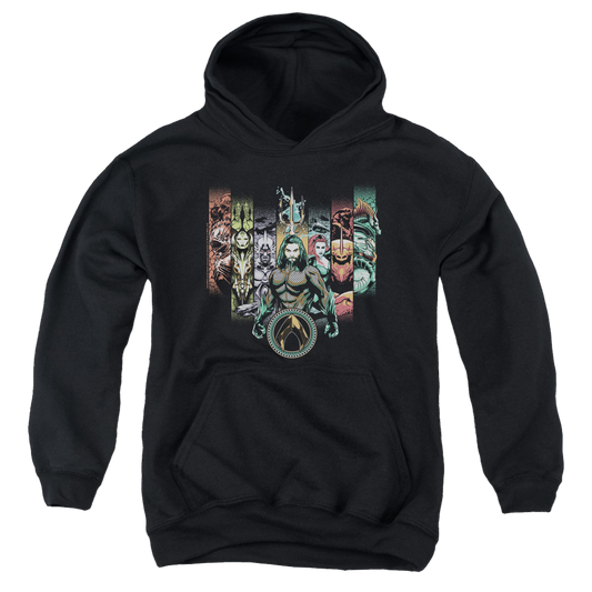 Aquaman Movie Unite The Kingdoms - Youth Hoodie