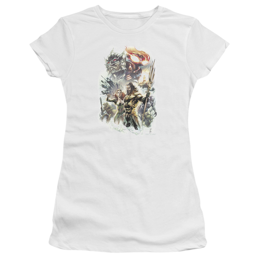 Aquaman Movie King Of Atlantis - Juniors T-Shirt