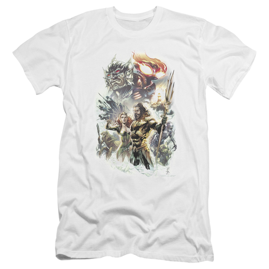 Aquaman Movie King Of Atlantis - Men's Premium Slim Fit T-Shirt