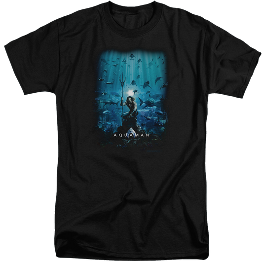Aquaman Movie Poster - Men's Tall Fit T-Shirt