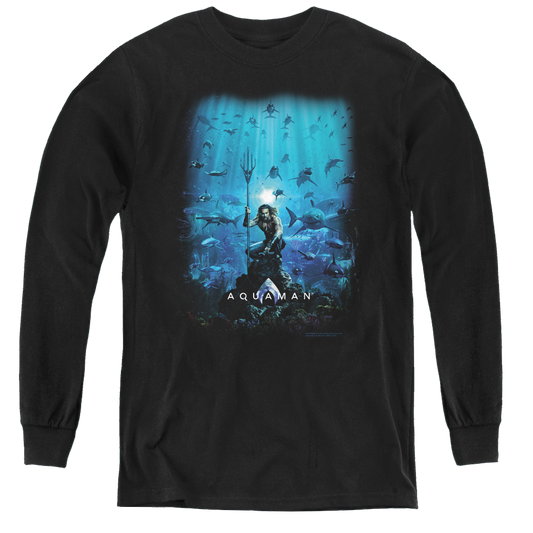 Aquaman Movie Poster - Youth Long Sleeve T-Shirt
