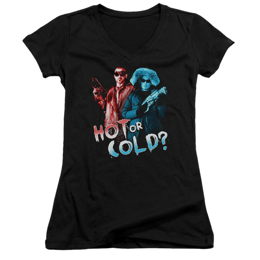 Arrow Hot Or Cold - Juniors V-Neck T-Shirt