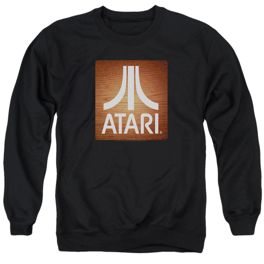 Atari Classic Wood Square - Men's Crewneck Sweatshirt