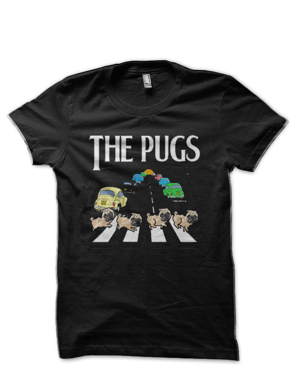 The Pugs Black T-Shirt Hoodie, Sweatshirt | VibeTeeNation.com