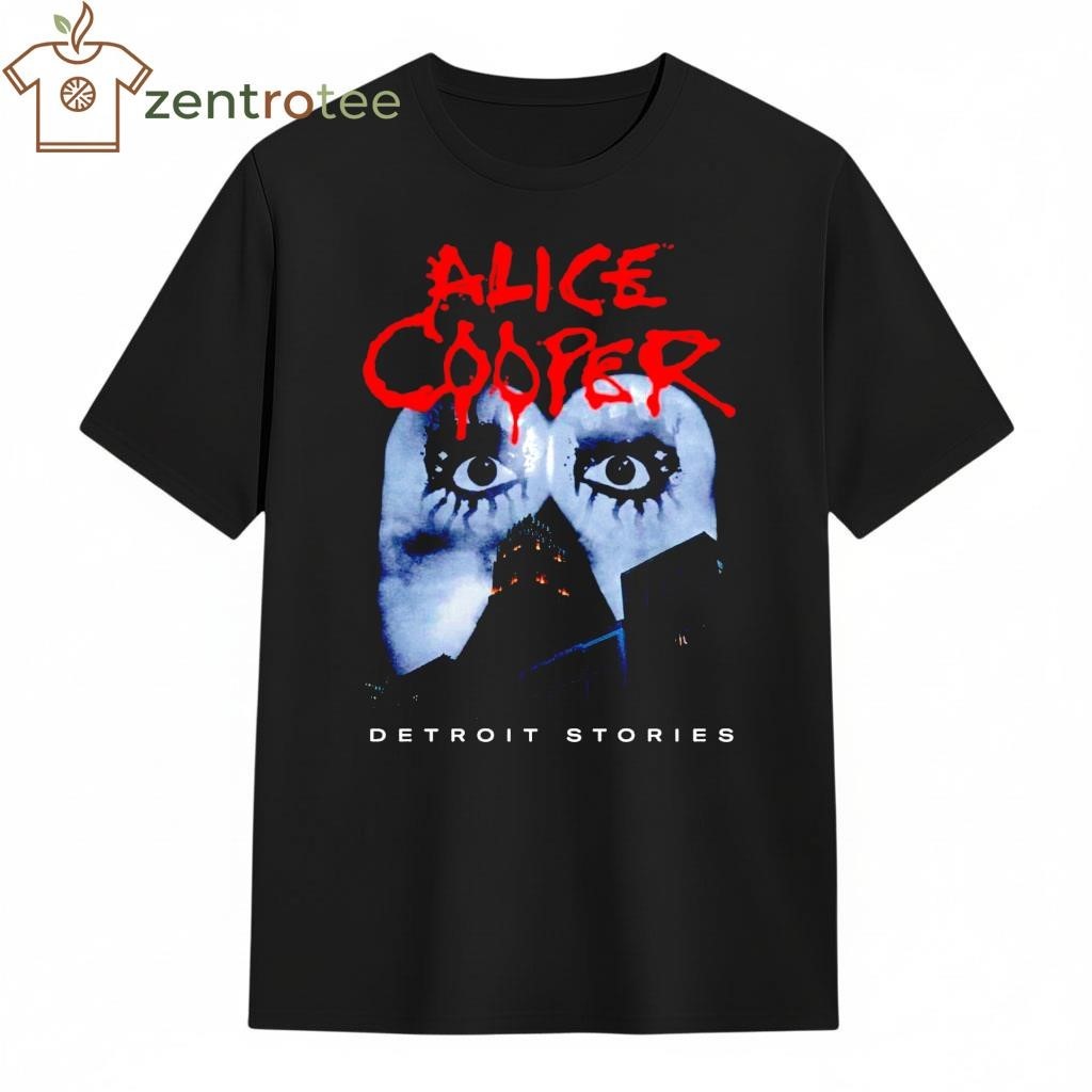 Alice Cooper Detroit Stories eye horror shirt