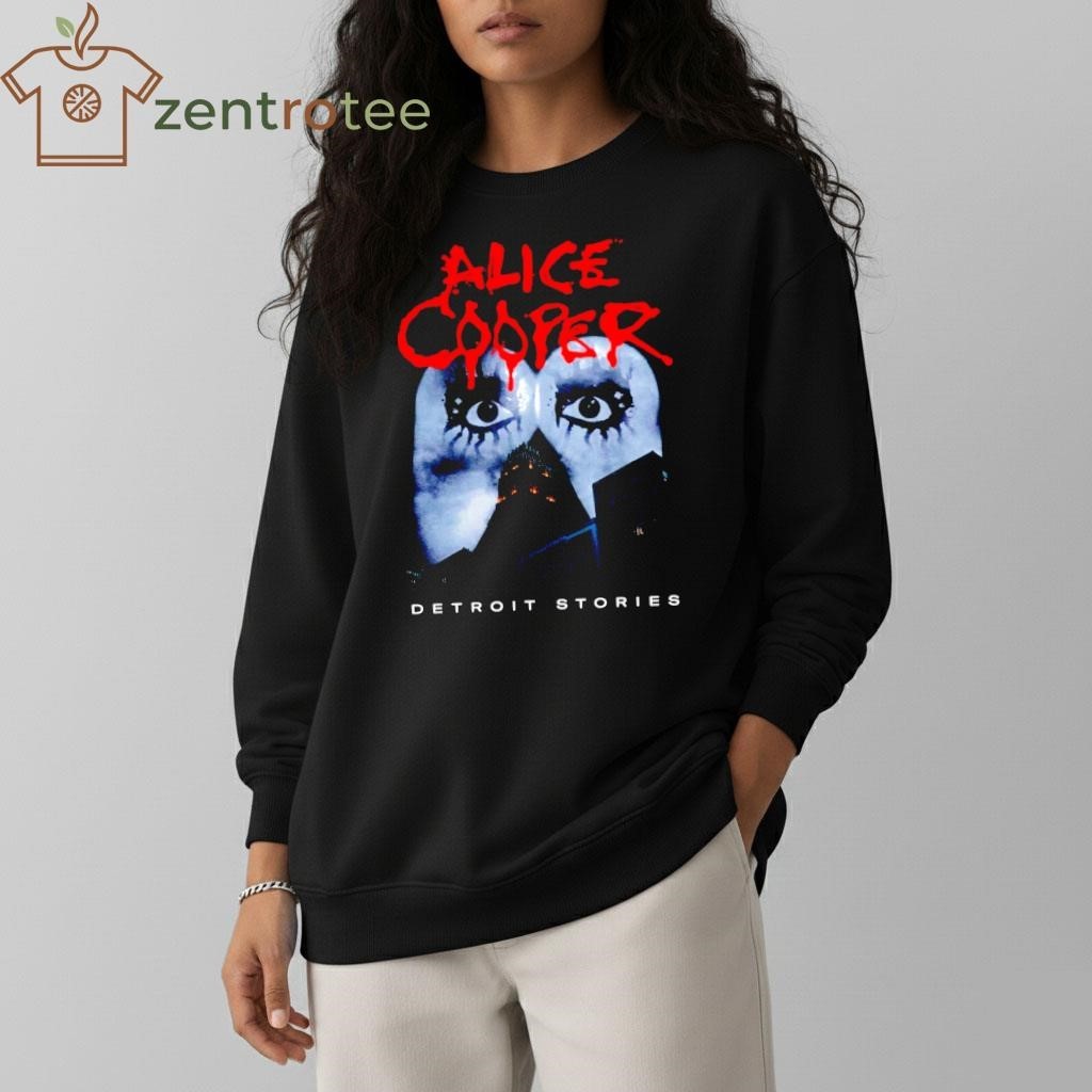 Alice Cooper Detroit Stories eye horror shirt