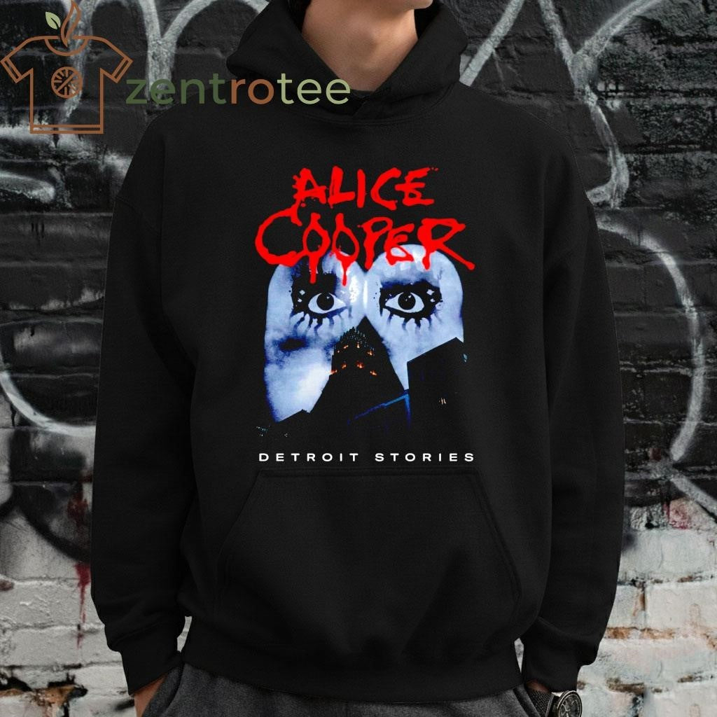 Alice Cooper Detroit Stories eye horror shirt