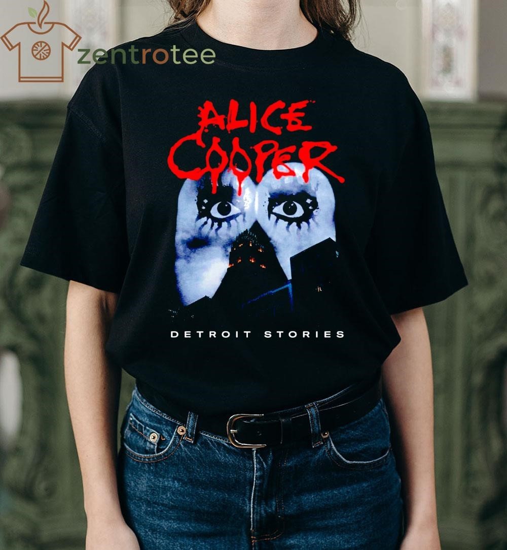 Alice Cooper Detroit Stories eye horror shirt