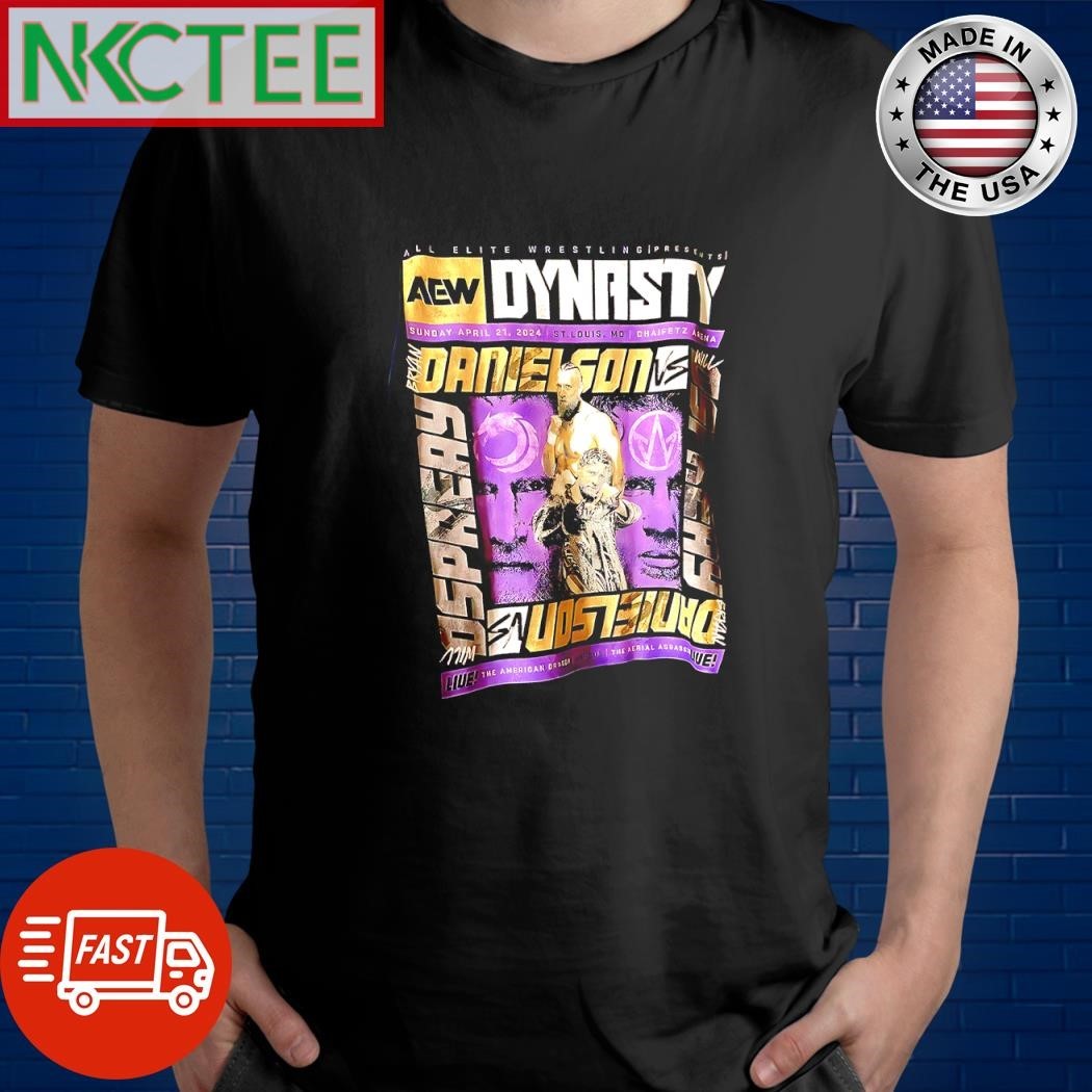 All Elite Wrestling presents AEW Dynasty Sunday April 21 2024 St. Louis, Mo Chaifetz Arena Bryan Danielson vs Will Ospreay shirt
