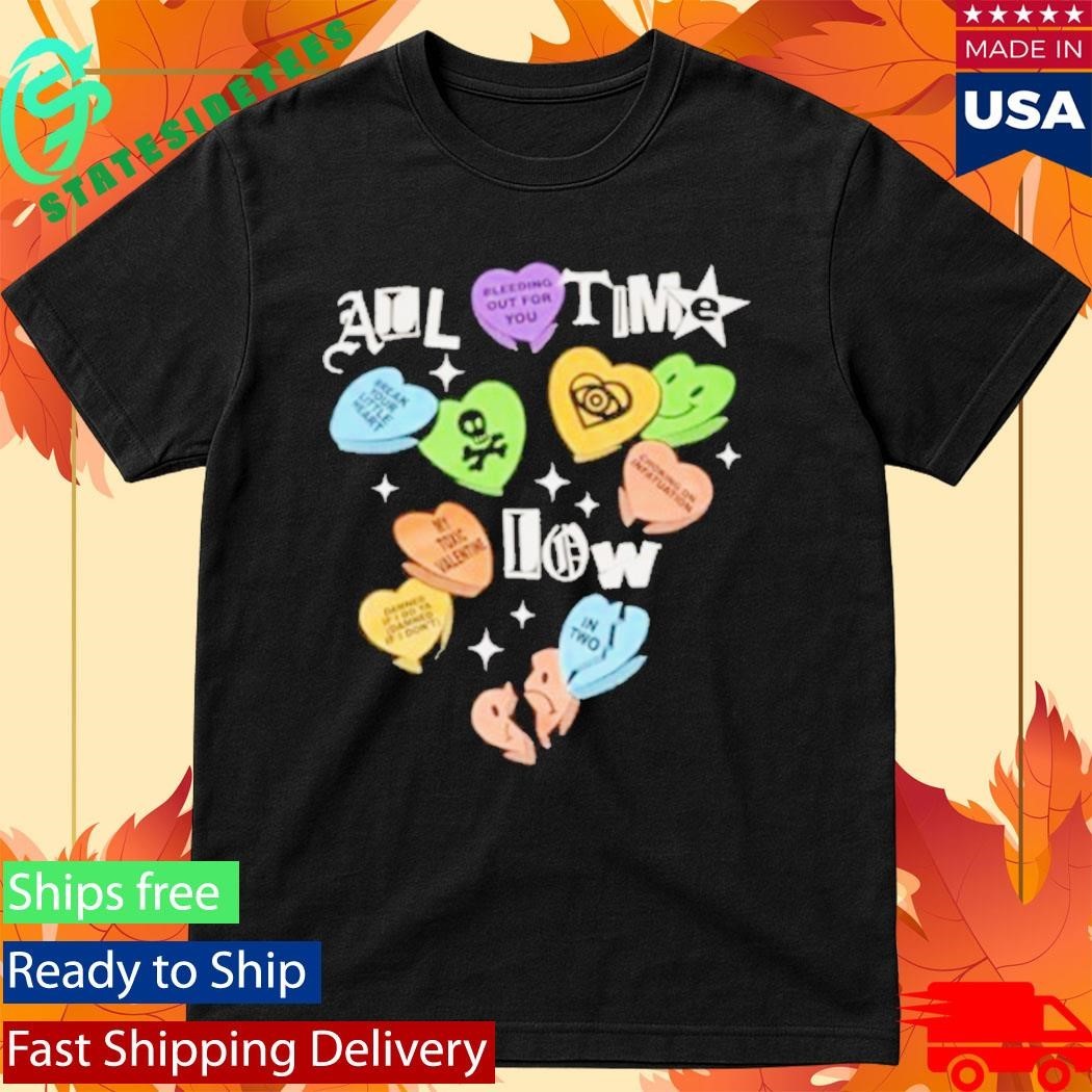 All Time Low Candy Hearts Shirt