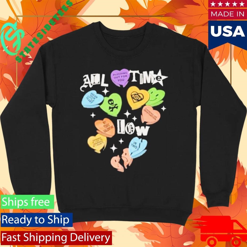 All Time Low Candy Hearts Shirt