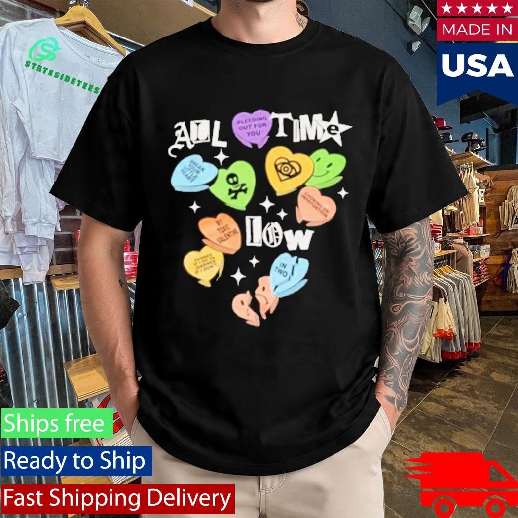 All Time Low Candy Hearts Shirt