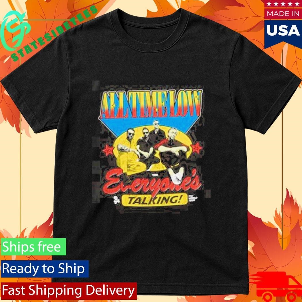 All Time Low Everyones Talking Na Dateback T-Shirt