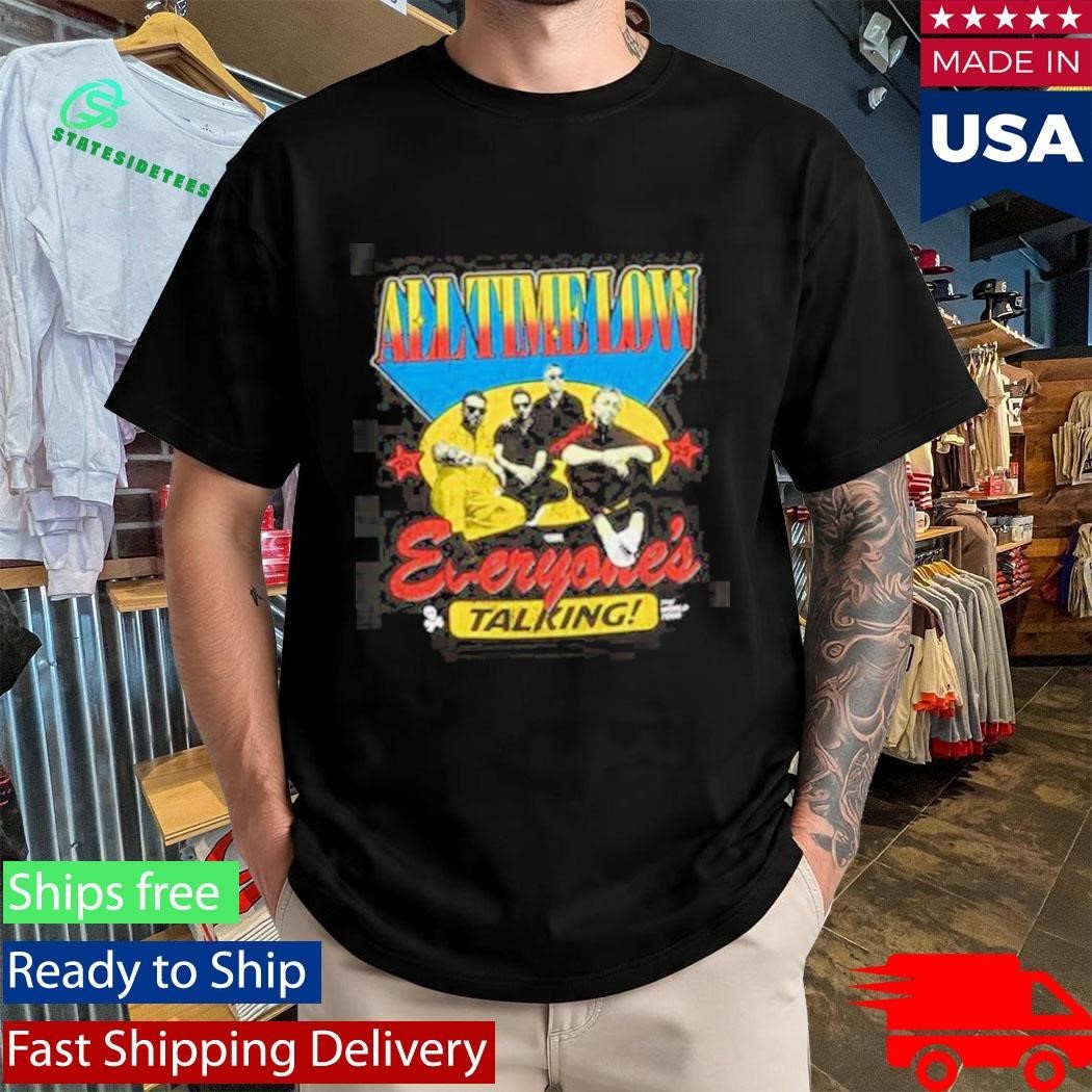 All Time Low Everyones Talking Na Dateback T-Shirt