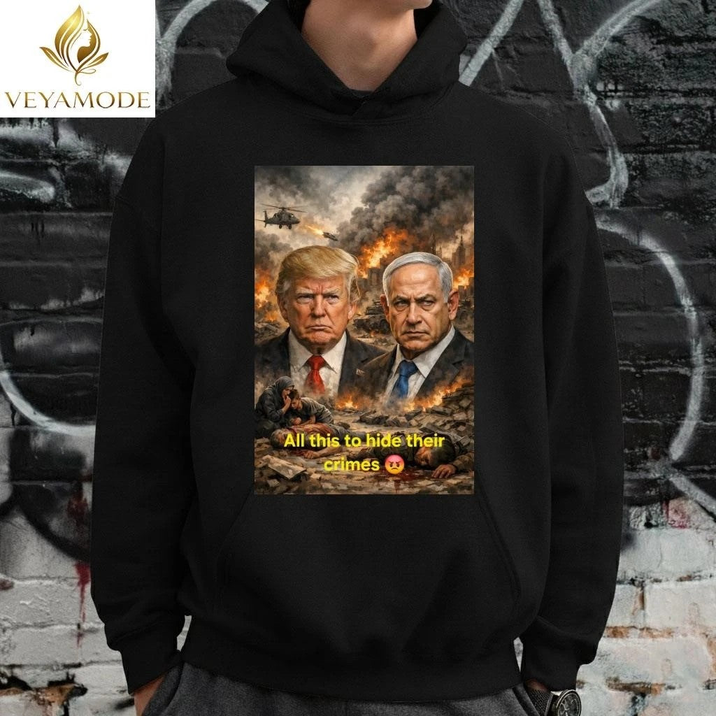 All this to hide their crimes Trump Netanyahu tee