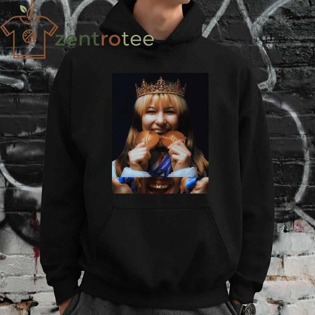 Alysa Liu King eat gold medal meme shirt