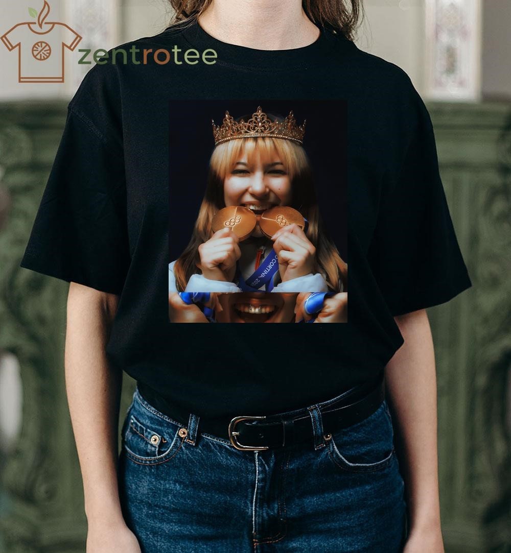 Alysa Liu King eat gold medal meme shirt