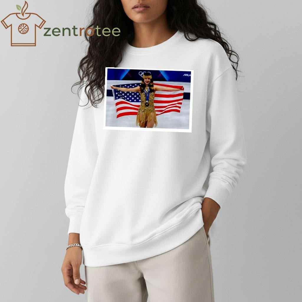 Alysa Liu New Olympic Women’s Skating Champion Team USA photo shirt