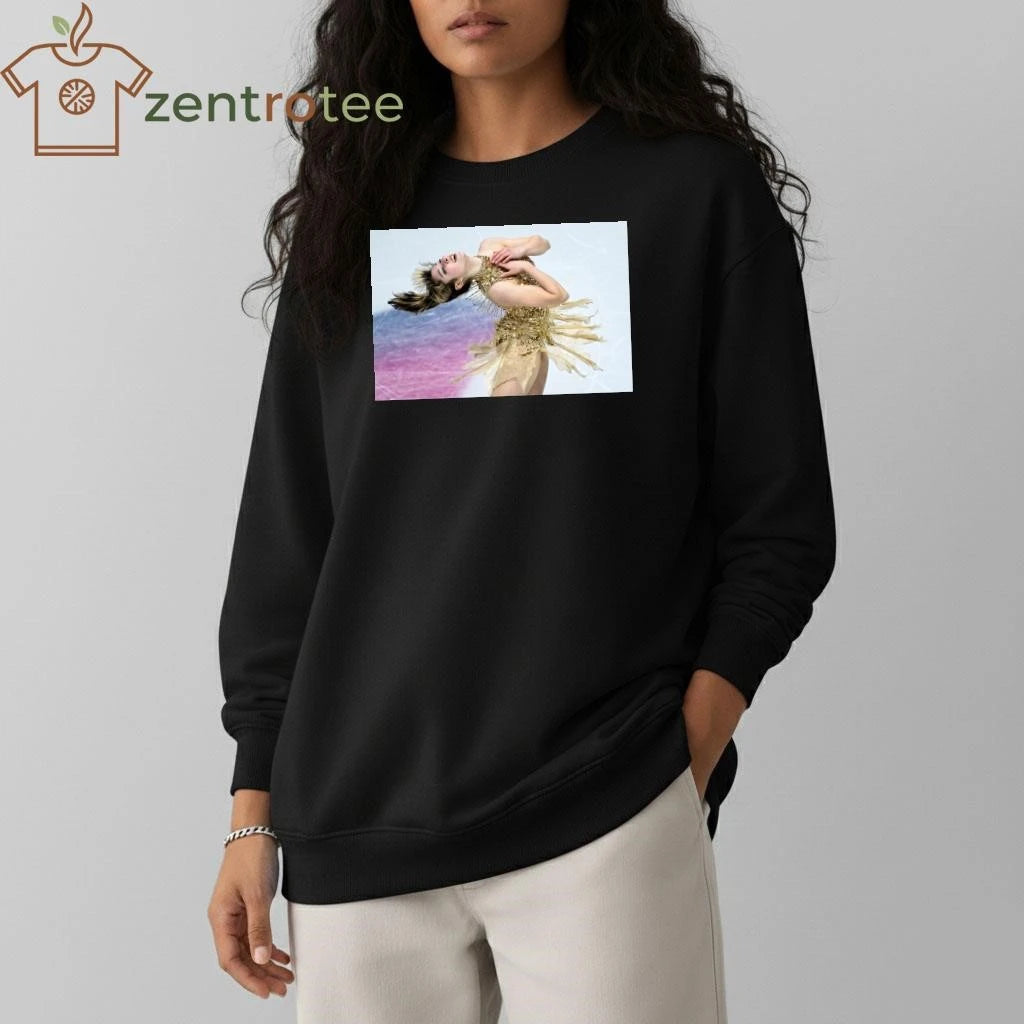 Alysa Liu during her figure skating performance at the 2026 Winter Olympics photo feeling shirt