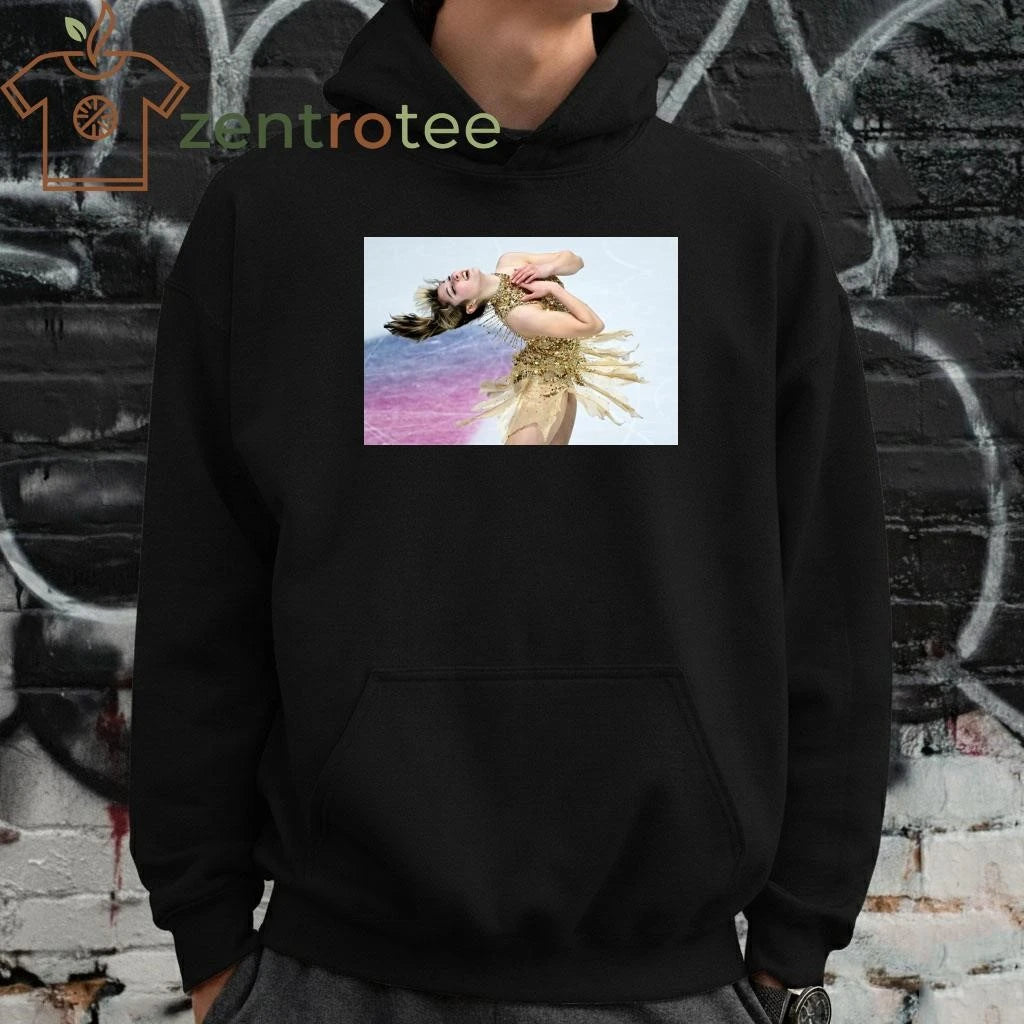 Alysa Liu during her figure skating performance at the 2026 Winter Olympics photo feeling shirt