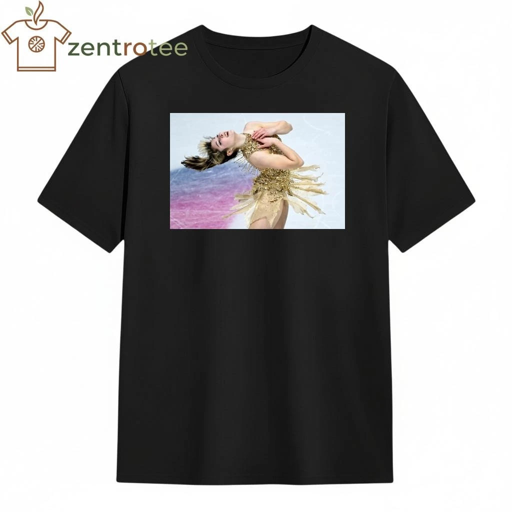 Alysa Liu during her figure skating performance at the 2026 Winter Olympics photo feeling shirt