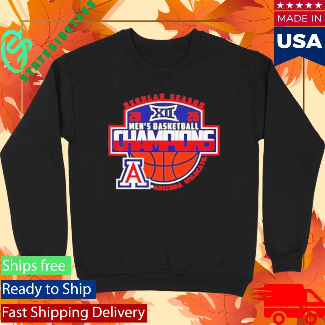 Arizona Wildcats 2026 Big 12 Men’s Basketball Regular Season Champions Shirt