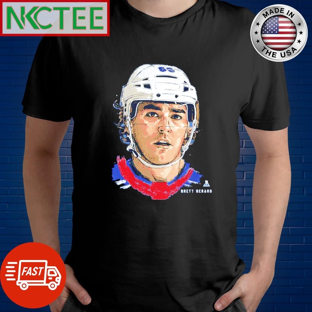 Awesome Brett Berard New York Rangers paint shirt
