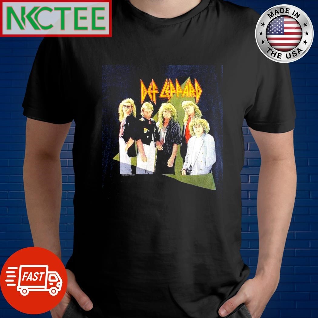 Awesome Def leppard band vintage shirt