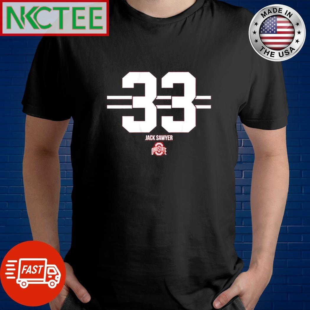 Awesome Jack Sawyer Ohio State Buckeyes Football 33 shirt