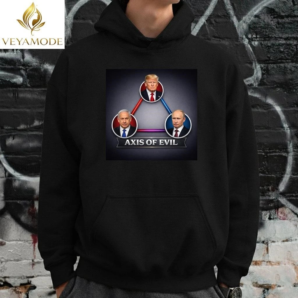 Axis of evil Putin and Netanyahu Trump tee