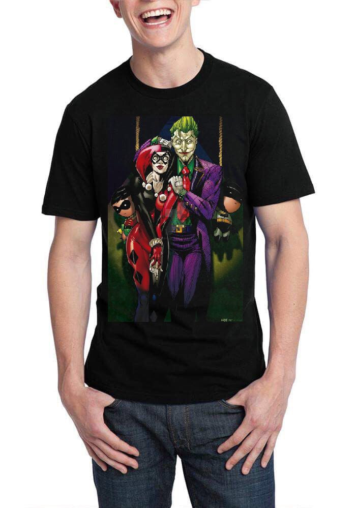 Harley And Joker Black T-Shirt Hoodie, Sweatshirt | VibeTeeNation.com