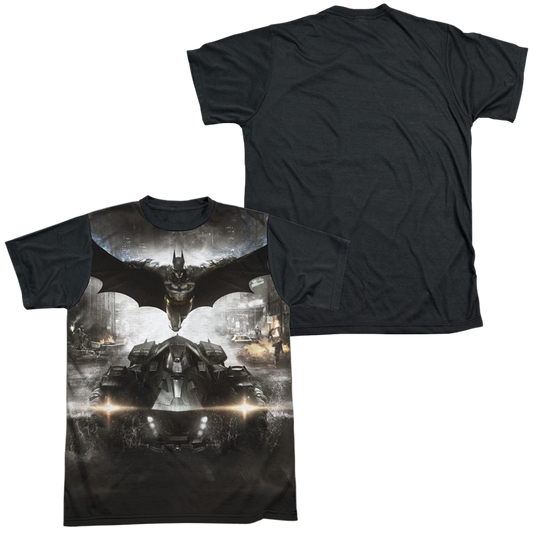 Batman - Arkham Poster - Men's Black Back T-Shirt