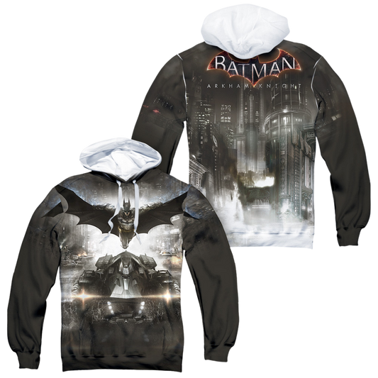 Batman - Arkham Poster - All-Over Print Pullover Hoodie