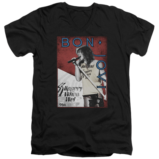 Bon Jovi 86 Tour - Men's V-Neck T-Shirt